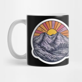 Sunrise Serenity: Mountain Majesty Mug